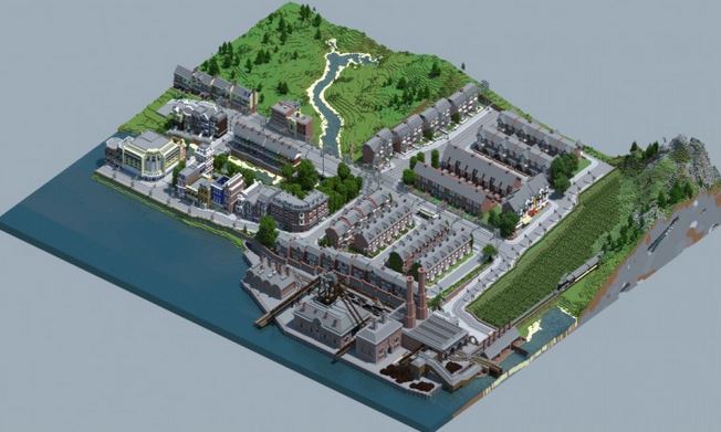 Download industrial map for Minecraft 1.8.x, 1.7.10, 1.6.4