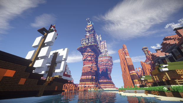 Download the Steampunk Castle map for Minecraft 1.7.10