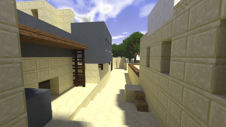 PVP map de_mirage for Minecraft / Free Download