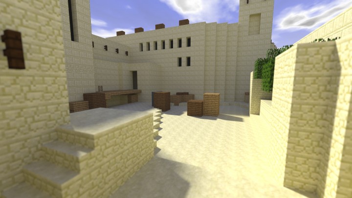 PVP map de_mirage for Minecraft / Free Download