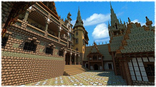 Download free map for Minecraft / Historical Castle