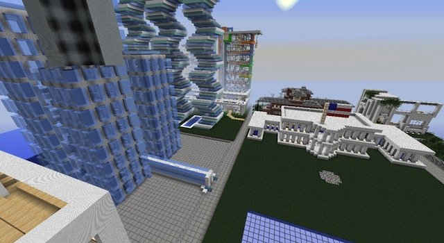 Minecraft map for versions 1.6.2, 1.5.2