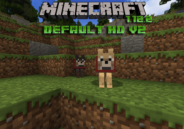 Textures Default HD for Minecraft 1.12.2 / Free Download