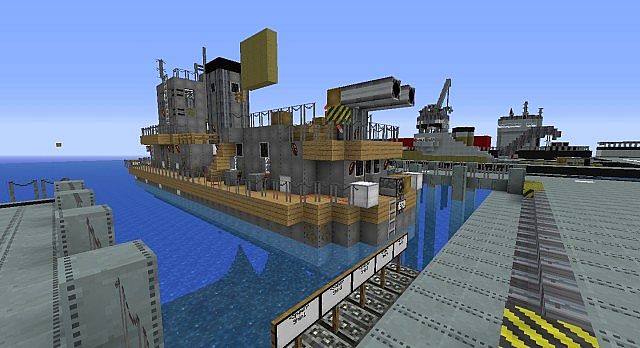 Free download textures Naval Battle Zone for Minecraft 1.8