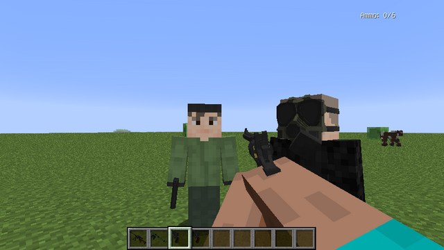 Mod Modern Warfare weapons for Minecraft 1.12.2