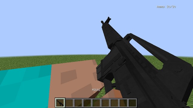 Mod Modern Warfare weapons for Minecraft 1.12.2