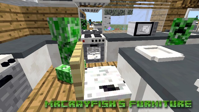 MrCrayfish's Furniture mod for furniture for Minecraft 1.12.2