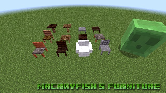 MrCrayfish's Furniture mod for furniture for Minecraft 1.12.2