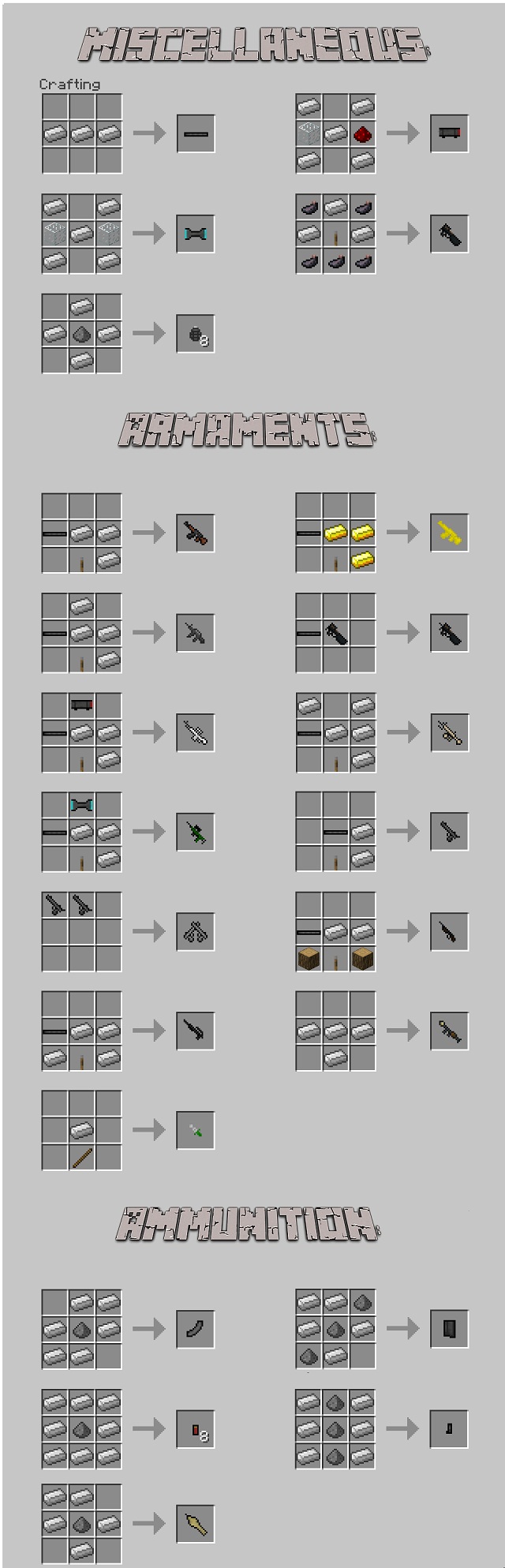 Download mod for weapons for Minecraft 1.7.10 / 1.7.2 / 1.6.2 - 3D Gun