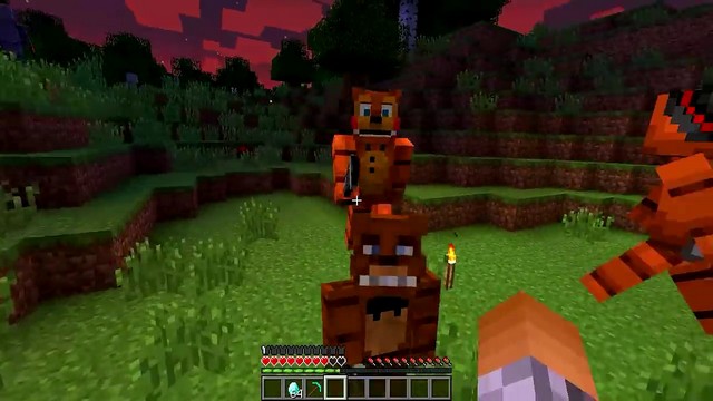 Five Nights at Freddy's 2 mod on Minecraft 1.7.10 / Five nights with Freddy