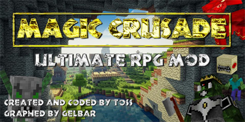 Download RPG mod for Minecraft 1.7.10 / 1.7.2 - Magic Crusade