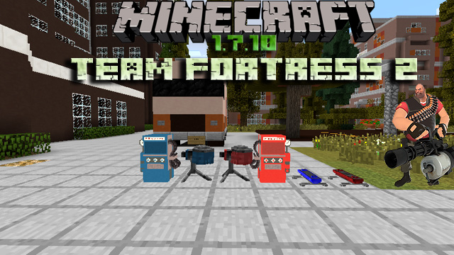 Team Fortress 2 mod on Minecraft 1.7.10