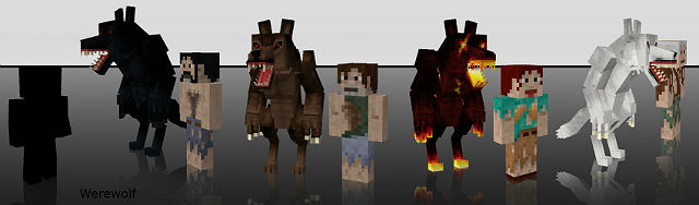 Werewolves / Mo Creatures Minecraft Mod 1.5.2