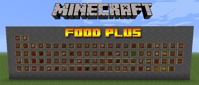 Download mod Food Plus for Minecraft 1.6.4