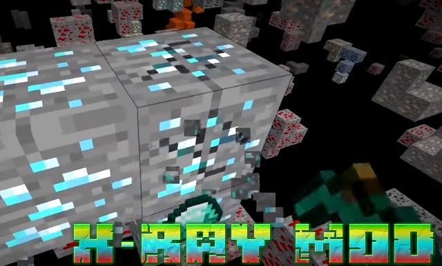 Mod for cheat X-Ray for Minecraft 1.13.2