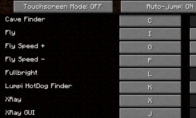 Mod for cheat X-Ray for Minecraft 1.13.2